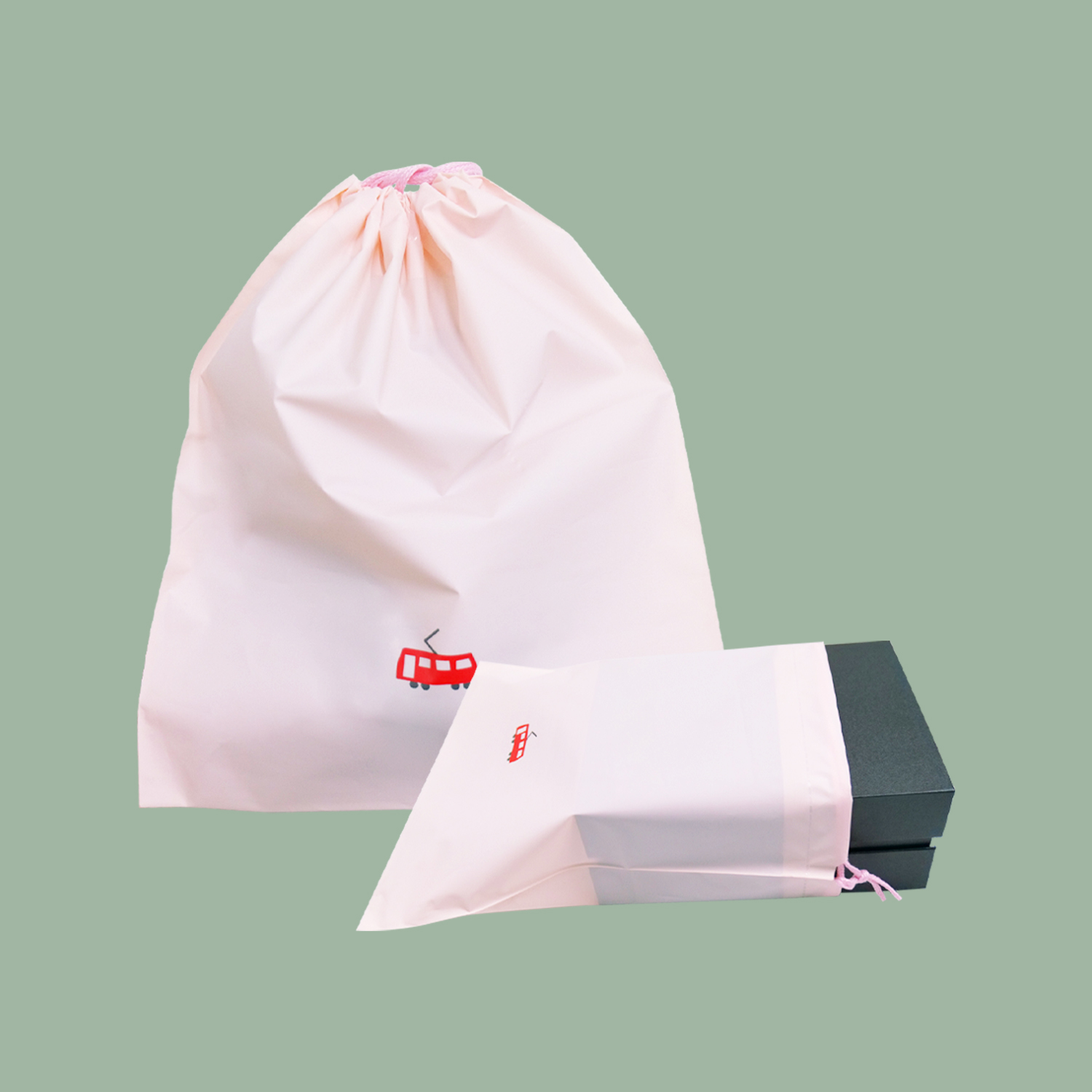 CPE Drawstring Bag for Cosmetics