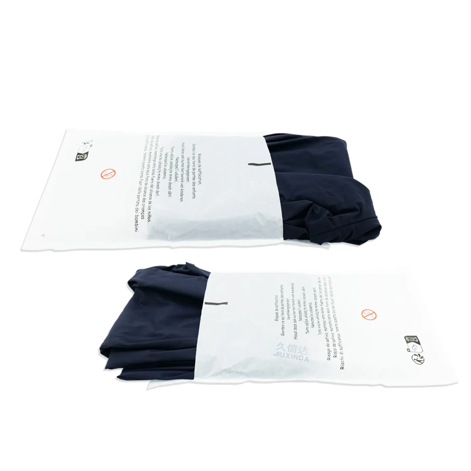 Underwear packaging in glassine paper bags