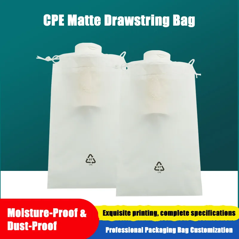 Beauty Packaging CPE Drawstring Bag