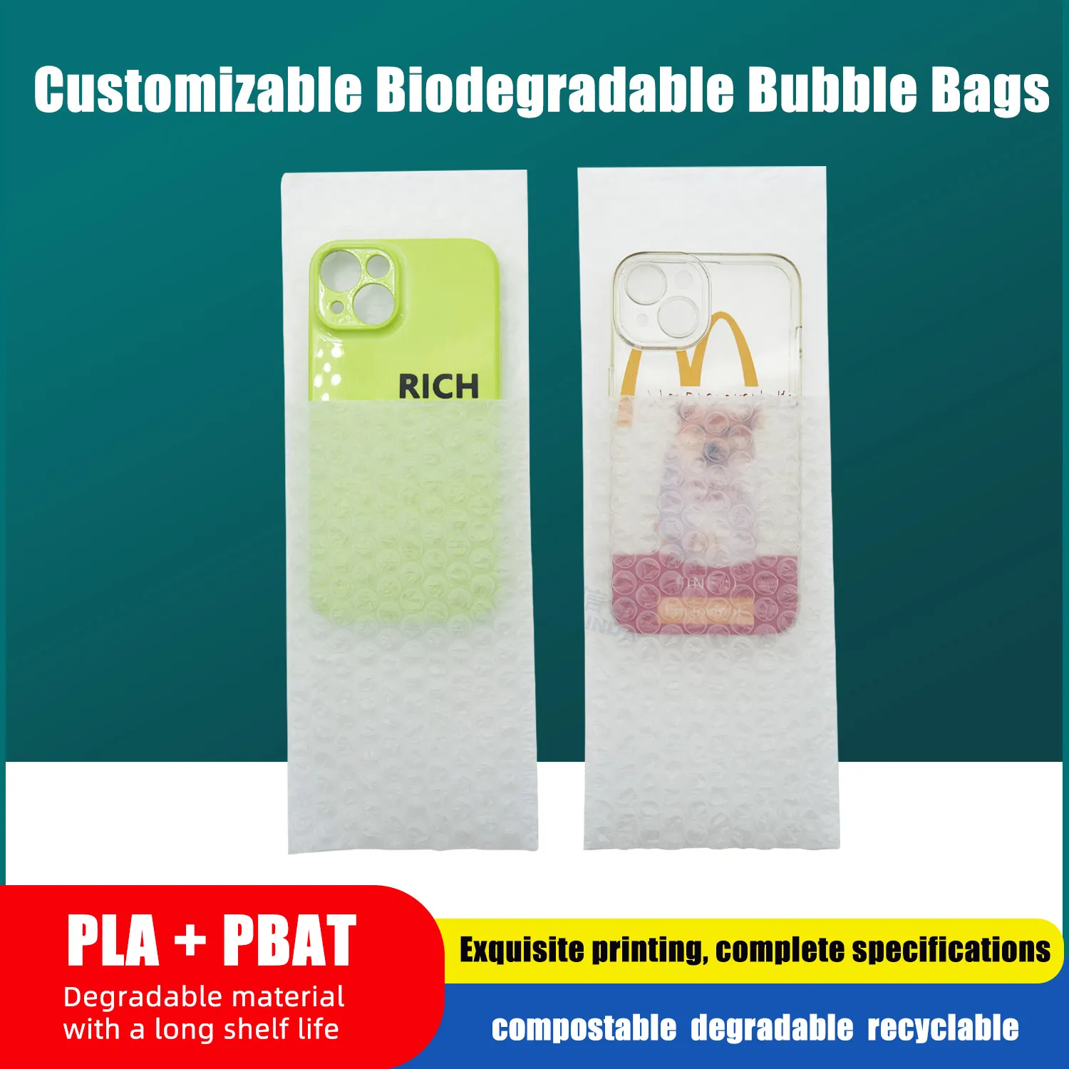 PE Bubble Bags for Mobile Phone Cases