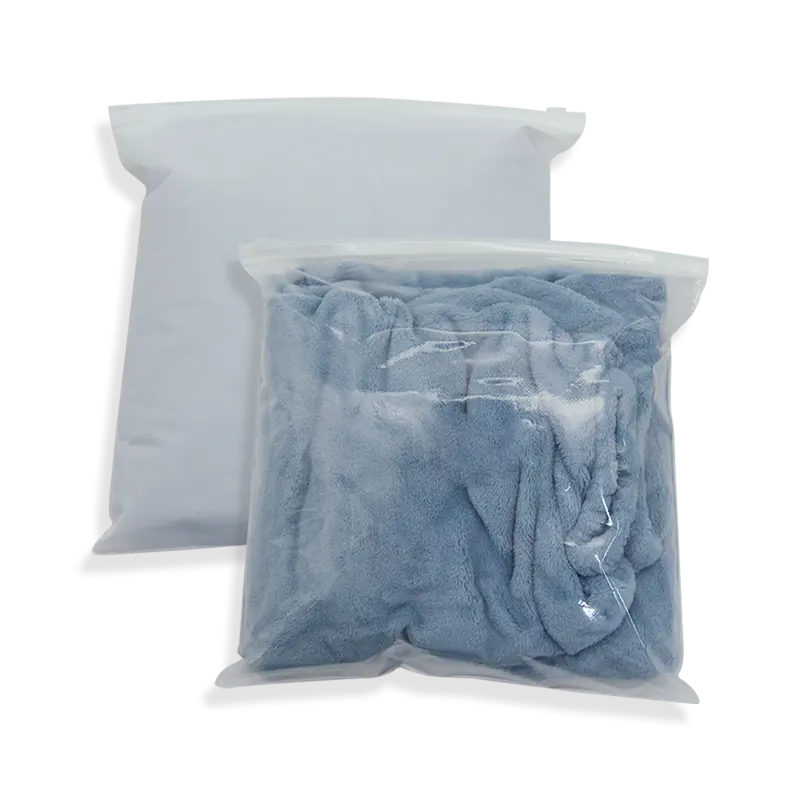 Clothing Packaging CPE Zipper Bag